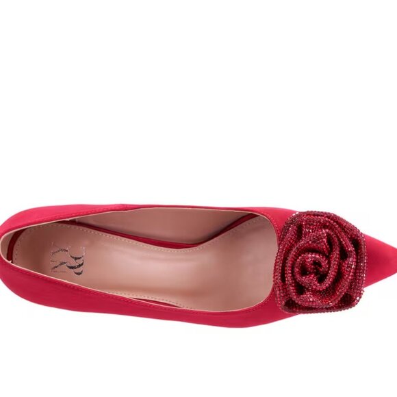 NEW NEW YORK & COMPANY Ilyana Pumps Heels red 266mn - Picture 8 of 9